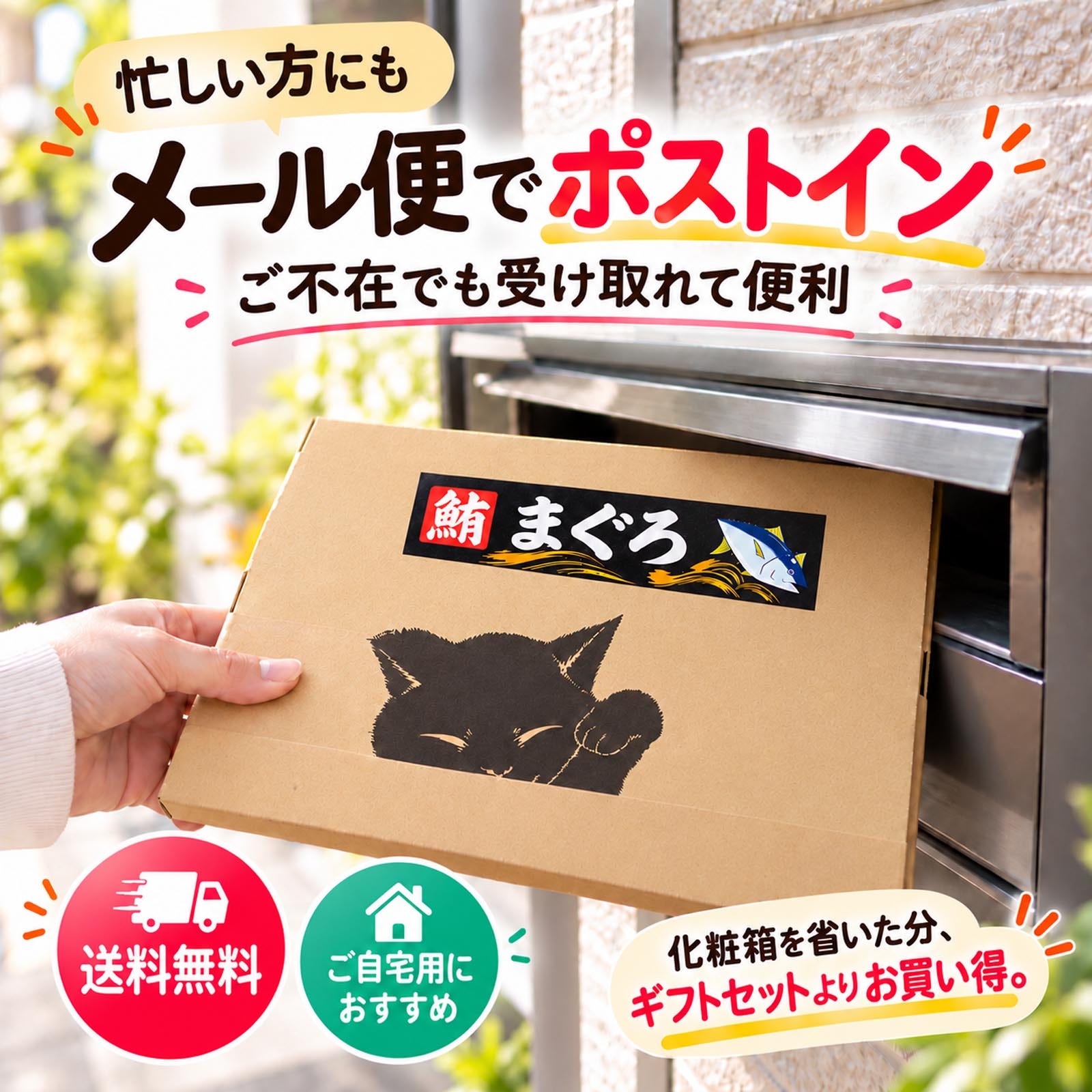 まぐろづくし4種 お届けイメージ