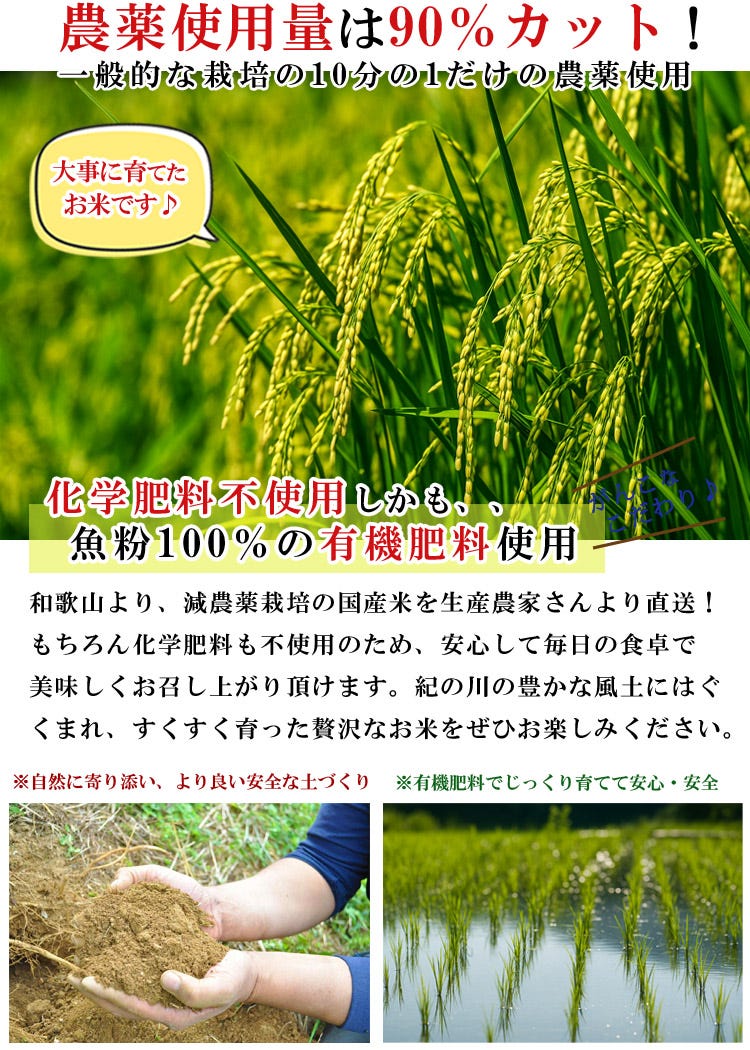 農薬90％カットの説明画像