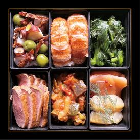 【送料無料】【生おせち】【1人～2人前】【18品目】洋風フレンチ生おせちニ段重