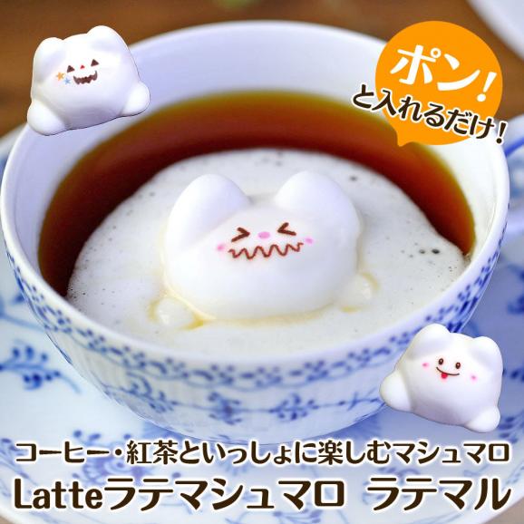 【まとめ買い】 ハロウィン Latte ラテ マシュマロ ラテマル 5個入り 【10箱セット】02