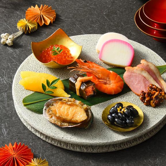 〈生おせち〉和洋中一段重「平安」送料無料03