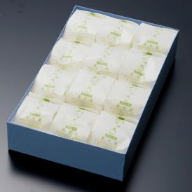 ふわっとしっとり新食感！和洋コラボ新スイーツ　山形銘菓　最上川あわゆきずんだ味　12個入り