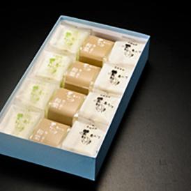 ふわっとしっとり新食感！和洋コラボ新スイーツ　山形銘菓　最上川あわゆき3種詰　12個入り