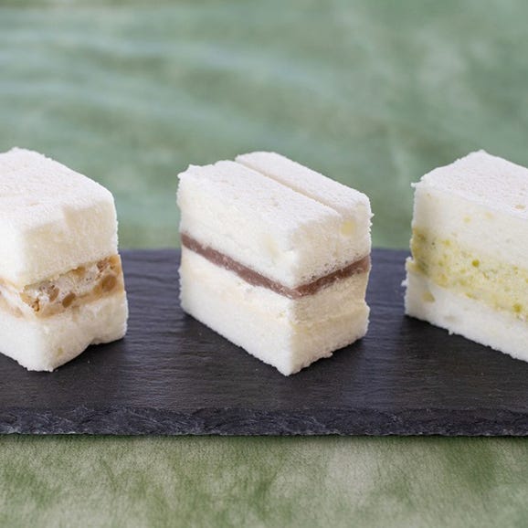 ふわっとしっとり新食感!和洋コラボ新スイーツ 山形銘菓 最上川あわゆき3種詰 12個入り02