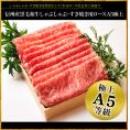 信州産黒毛和牛  しゃぶしゃぶ・すき焼き用ロースA5極上500g