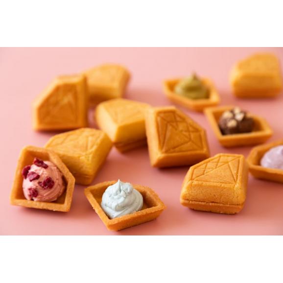 ジュエルサンド1月〜6月(6個入)/ダイヤモンド型バターサンド熨斗対応04