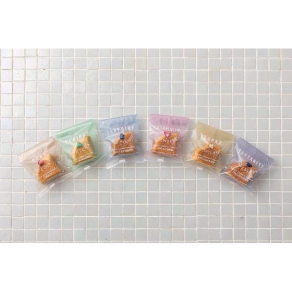 ジュエルサンド7月〜12月(6個入)/ダイヤモンド型バターサンド熨斗対応03