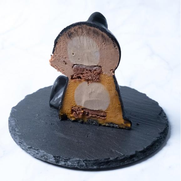【期間限定】むすッとしたクマのパンプキンケーキ：ハロウィン202504