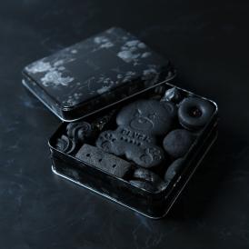 ブラックパリ クッキー缶 BLVCK COOKIE TIN