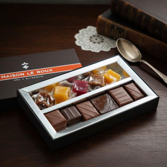 アソートボックス(ボンボンショコラ6個、キャラメル5個)02