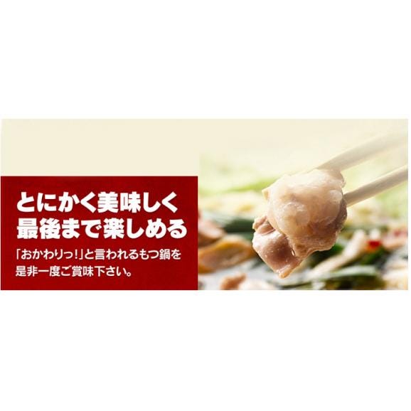 お得！【送料無料】坊‘ｓのもつ鍋（２～３人前）＆ちゃんぽん麺付き　通販５周年記念キャンペーン【ご自宅用に、贈り物にも　お祝い/お取り寄せ/地鶏坊主】06