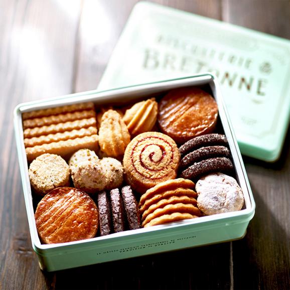 【バレンタイン】ブルターニュ クッキーアソルティ〈缶〉（47個入）03