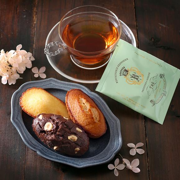 【バレンタイン】ブルトンヌ・ポシェット〈ボヌール〉~焼き菓子と紅茶~(3個+2袋入)03
