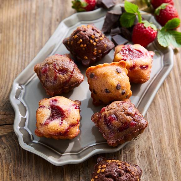 【バレンタイン】プティ・フィナンシェ アソルティ〈苺とショコラ〉（12個入）06