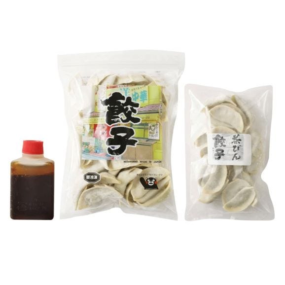 《6月下旬～順次発送》茶びんの餃子（50個入り）＆華柚子胡椒 1瓶　※期日指定不可【予約販売】06