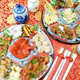 中華おせち 祇園 オードブル皿あり 2025 中華 おせち料理 送料無料 4～5人前 二段 2024 中華風 予約 正月 お節 御節 京都