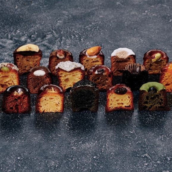 Canel&eacute; de CHIANTI オリジナルカヌレ　10種SET《プレーン/塩キャラメル/西京味噌/抹茶/黒蜜豆乳きな粉/ヘーゼルナッツ/黒胡麻/ココナッツ/はちみつレモンチーズ/アールグレイ》05