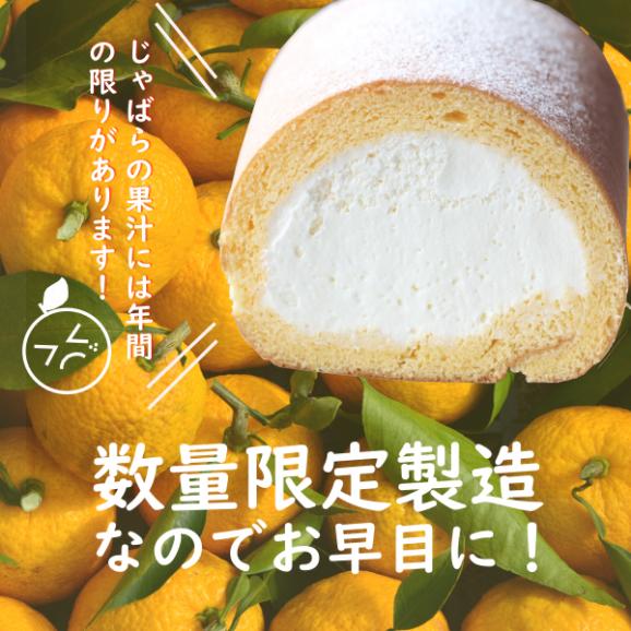 柑橘クリームの 米粉ロールケーキ 小麦不使用 幻の柑橘 じゃばら 果汁使用 グルテンフリー04