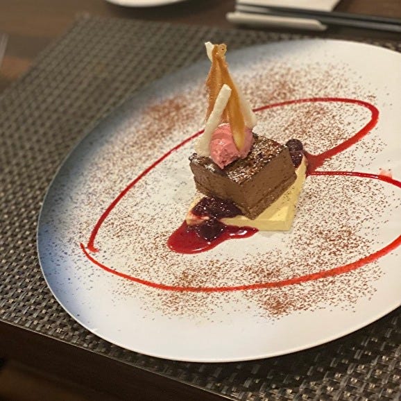 ［カジュアルフレンチ Kuro 96（芦屋） ］［ランチ］フォアグラに2種のデザート♪大満足コース◎　Cコース＜2名様分＞【電子チケット】03
