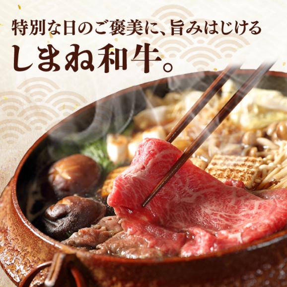 最高級品質の和牛肉！しまね和牛ロースすき焼き 400g×1P 島根県松江市/有限会社宮本食肉店[ALCV001]06