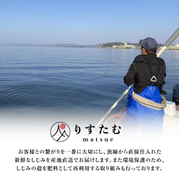 産地直送！宍道湖産 冷凍大和しじみMサイズ2kg(500g×4) 砂抜き処理済 島根県松江市/りすたむmatsue[ALDE001]05