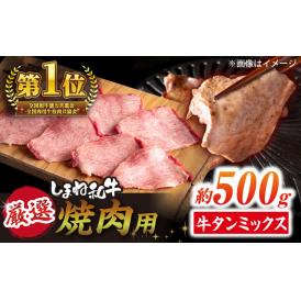 焼肉の常識を覆す！店主渾身の隠れ絶品 しまね和牛タンミックス(500g)　焼肉 牛タン 部位おまかせ ミックス 島根県松江市/株式会社O.R.C[ALEF009]