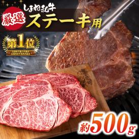 極上厳選！受賞歴多数 しまね和牛 ステーキ(500g) 島根県松江市/株式会社O.R.C[ALEF010]