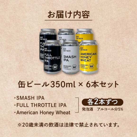 飲み比べが楽しい！大根島醸造所クラフトビール 350ml×6本セット 島根県松江市/合同会社大根島研究所[ALBJ002]06