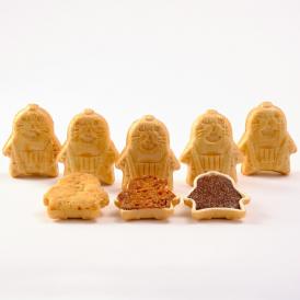 12-184 「紋太くん最中」和洋折衷15個セット（小豆餡・チョコ・フロランタン・和風さぶれ）