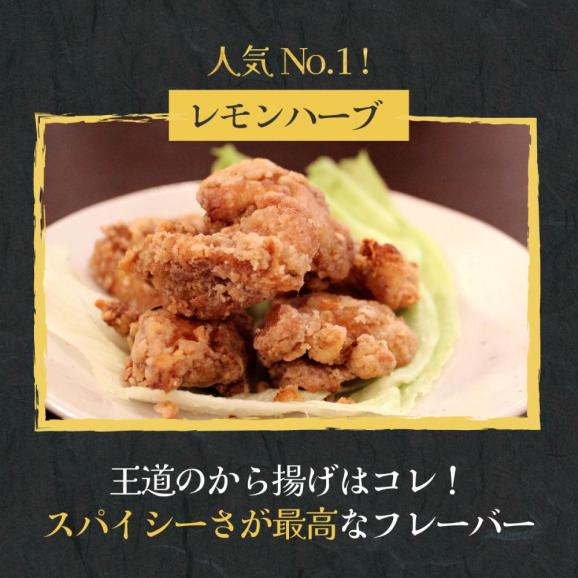 10-515 米粉でカラッと鶏の唐揚げ6種 セット ( レモンハーブ ヤンニョム 醤油麹 カレー チーズ 梅しそ )02