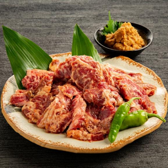 21-62 【お中元】牛中落ちカルビ「秘伝の味付け」600g+山わさび醤油漬付03