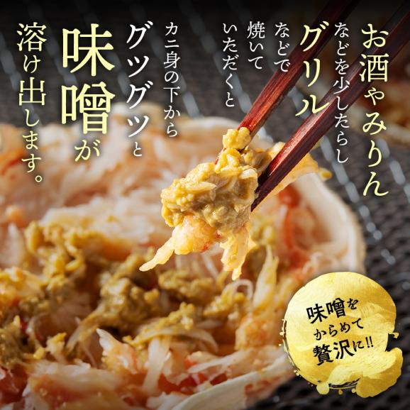 16-117 【お中元】極上！茹で上げカニ甲羅盛４個(棒肉のせ)【カニミソたっぷり】06