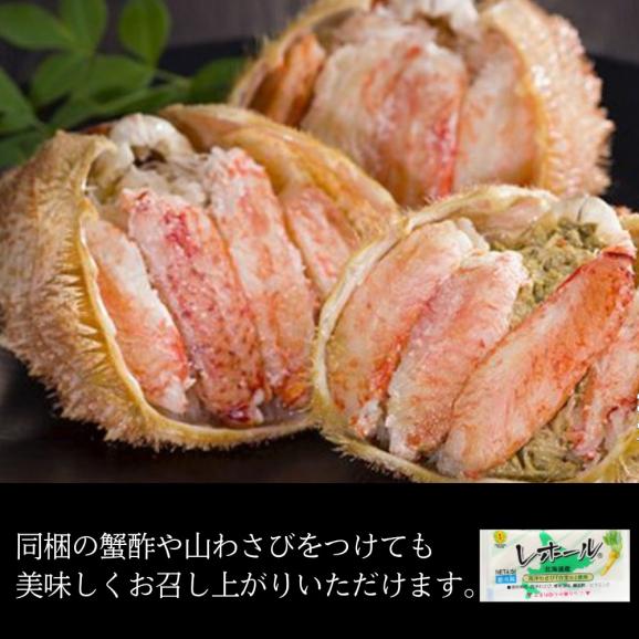 90-27 【お中元】【紋別産】毛がに甲羅盛り6個 ｜ かに　かにみそ　無添加　山わさび　蟹酢付04