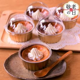 24-111 【敬老ギフト】cafe ほの香のベイクドチーズケーキ 10カップセット