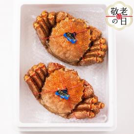 37-18 【敬老ギフト】毛ガニ約570ｇ×2尾