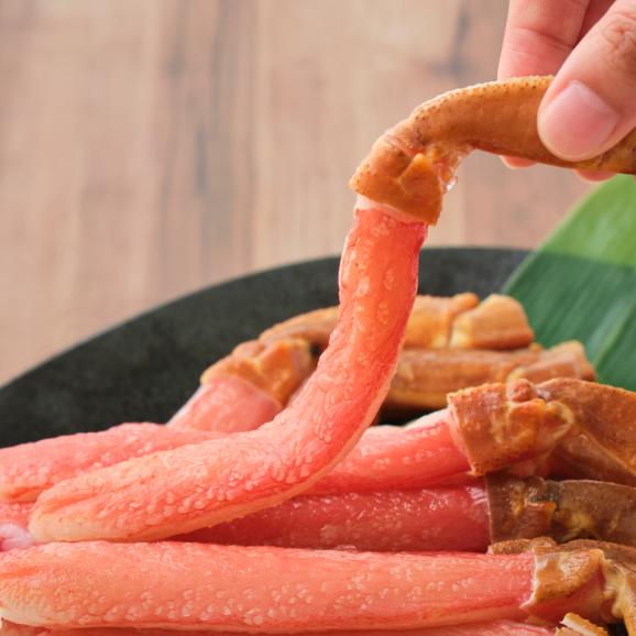 26-46 【敬老ギフト】【生食可】特大・生ずわいがに脚ポーション1kg(500ｇ×2)04