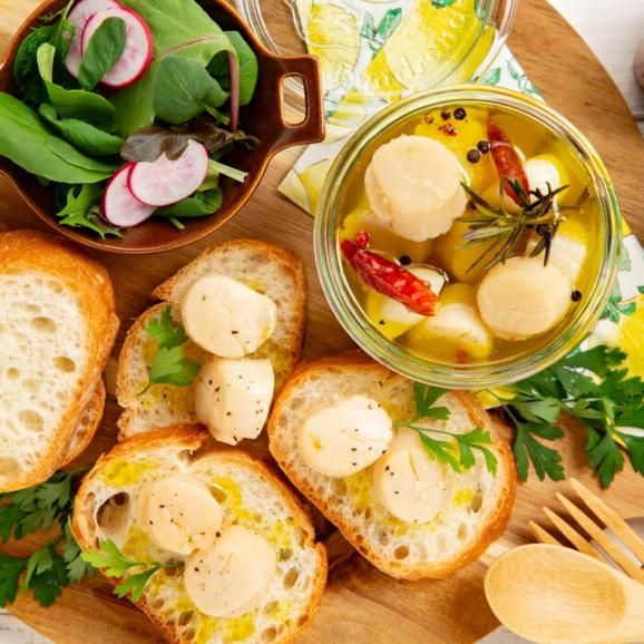 20-309 【年内発送12月15日入金まで】【訳あり】北海道オホーツク産ホタテ貝柱(生食用)小粒大入 1kg | サイズ不揃い ワケアリ 訳あり ほたて ホタテ 帆立 貝柱 玉冷03