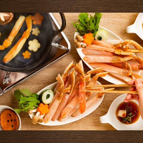 28-57 【厳選部位のみ】本ズワイガニしゃぶしゃぶ　特大(たっぷり1kg)【数量限定】｜ 生食可 お刺身05