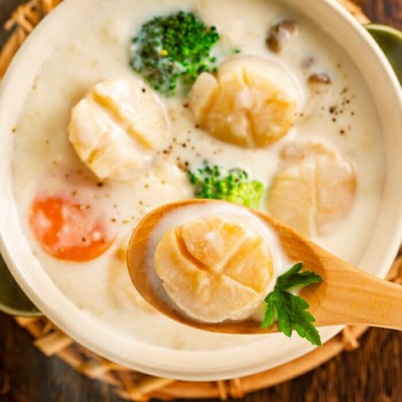 18-180 北海道オホーツク海産ホタテ玉冷バラエティサイズ(800g)｜ 訳あり サイズ不揃い06