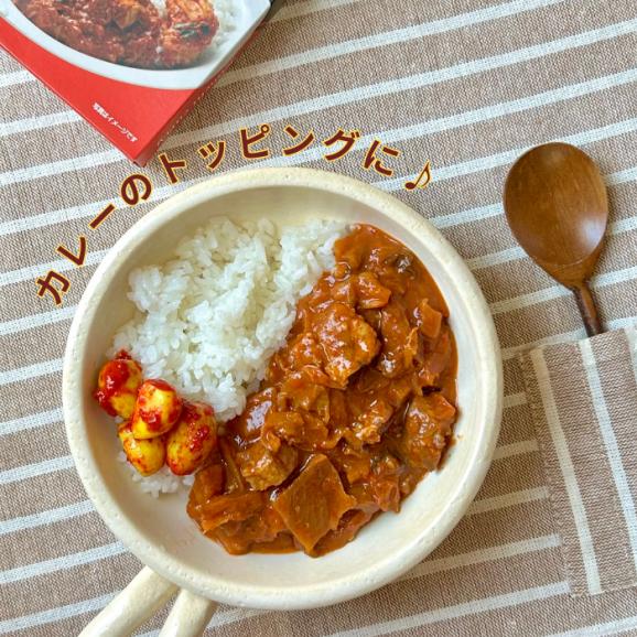 【1日２０個限定】【シャキシャキ食感のにんにくとカレー風味の新感覚キムチ！】＊伝統の約束＊　カレーにんにくキムチ　３００ｇ (code:184009)02