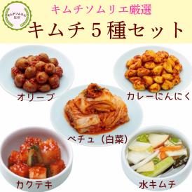 キムチ5種セット【送料込み】