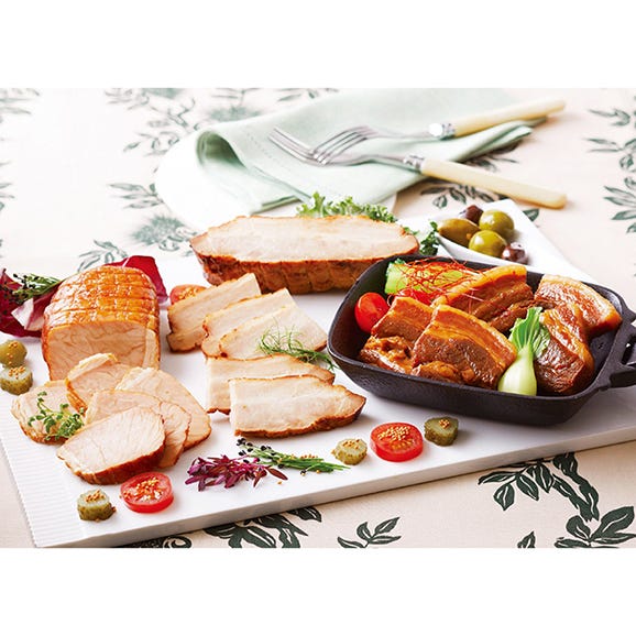 伊賀上野の里　つるし焼豚＆豚角煮セット【送料無料】【冬ギフト・御歳暮】お歳暮02