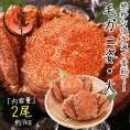 かに カニ 蟹 毛蟹 毛がに 毛ガニ 500g前後×2尾 北海道産 冬グルメ 冬ギフト