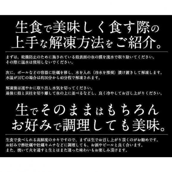 カキ 牡蠣 かき 生食用 殻付き 1kg（8?10個前後） 冷凍 03