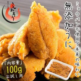 ウニ うに 100g 無添加 雲丹 お取り寄せ