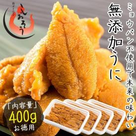 ウニ うに 400g（100g×4パック）無添加 雲丹