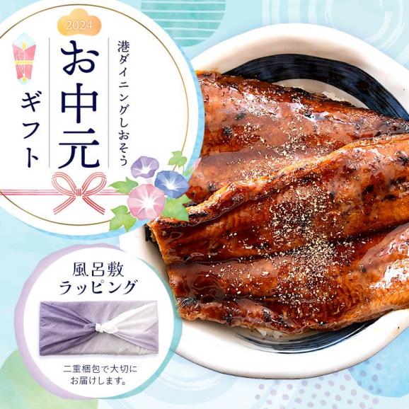 【お中元ギフトセット】うなぎ 蒲焼き 国産 無頭 大サイズ 165g前後×2尾02