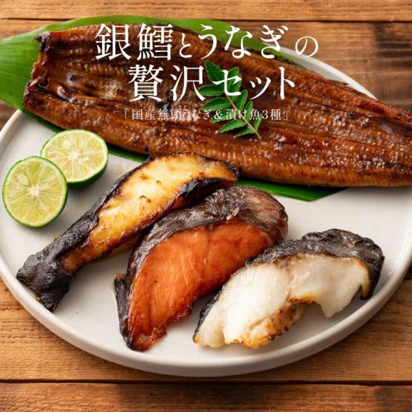 うなぎ 銀鱈 セット ウナギ142g前後×1尾 銀だら80g×3切02