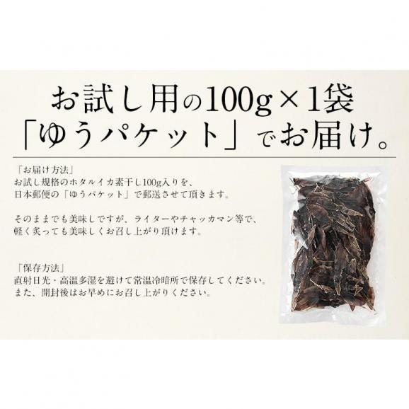 ホタルイカ ほたるいか 素干し 100g 蛍イカ05