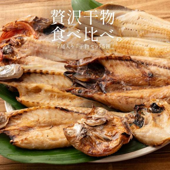 干物 詰め合わせ 5種 7尾 干物セット02